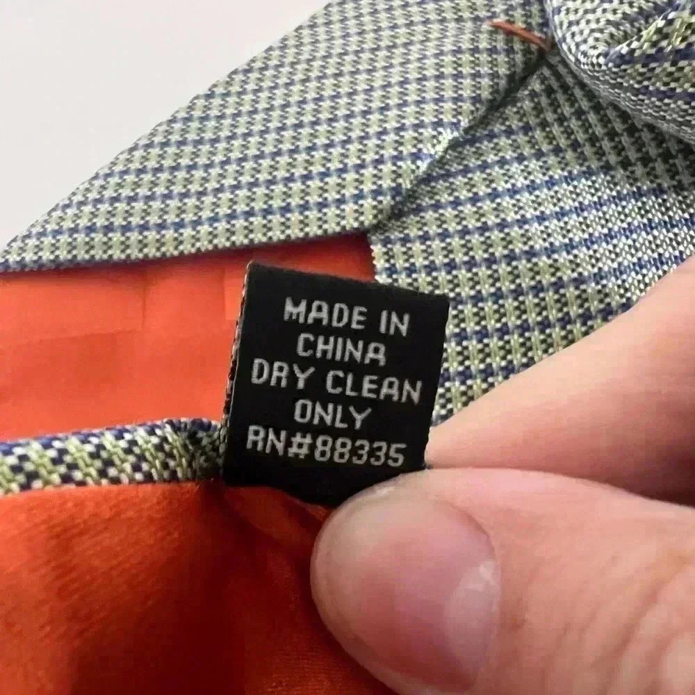 Ben Sherman Tie Unique Blue Green - Picture 5 of 5